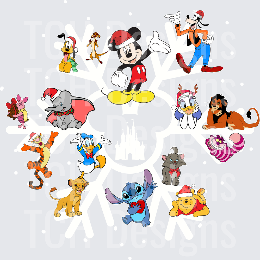 Mickey and Friends Snowflake