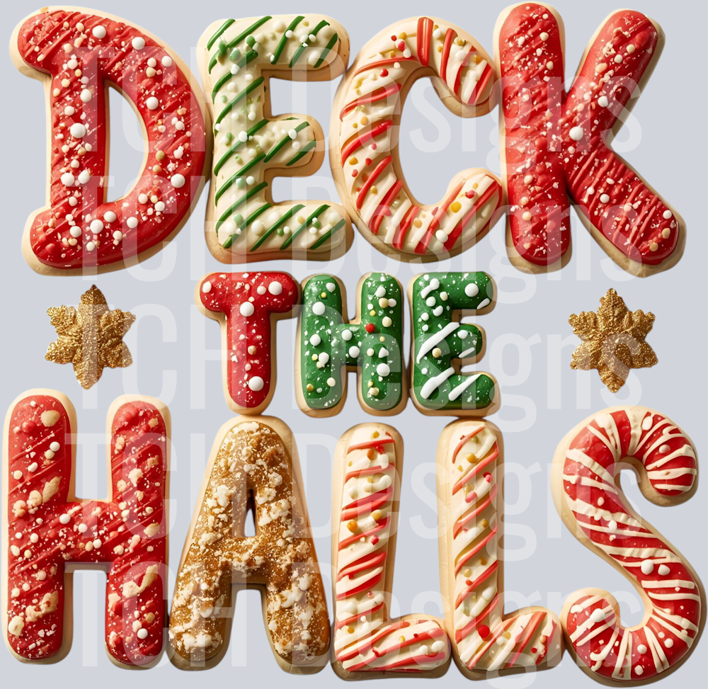 DECK THE HALLS FAUX COOKIE