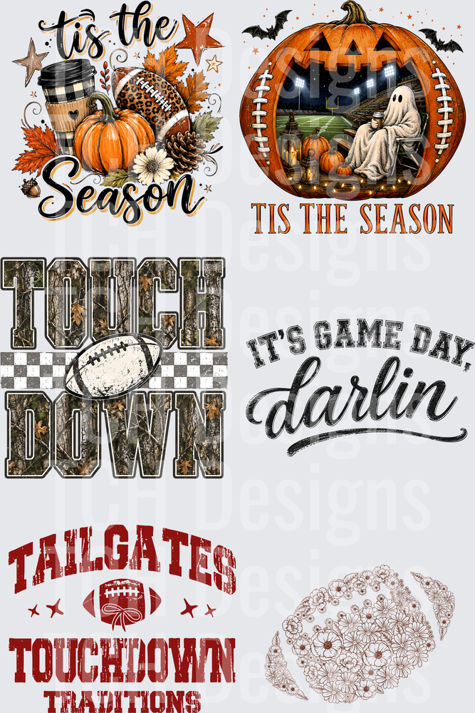 Premade Fall Football Gang 4