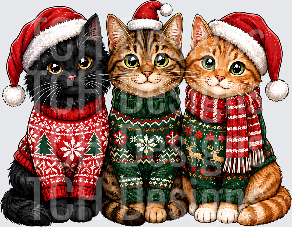 Cats Christmas Sweater