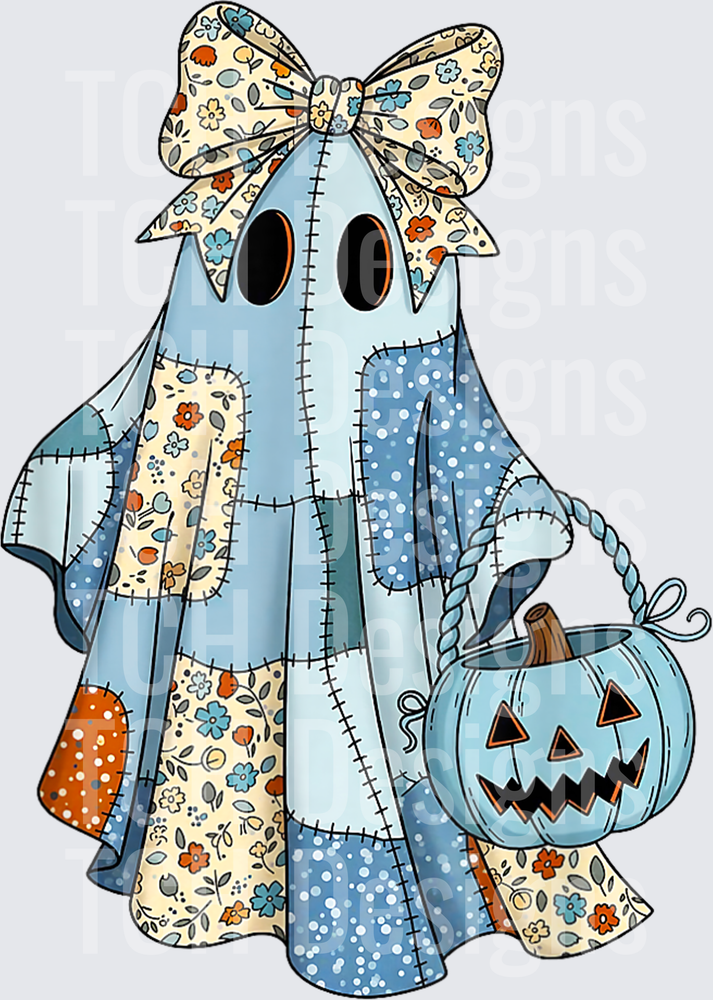 Denim Ghost Blue Pumpkin