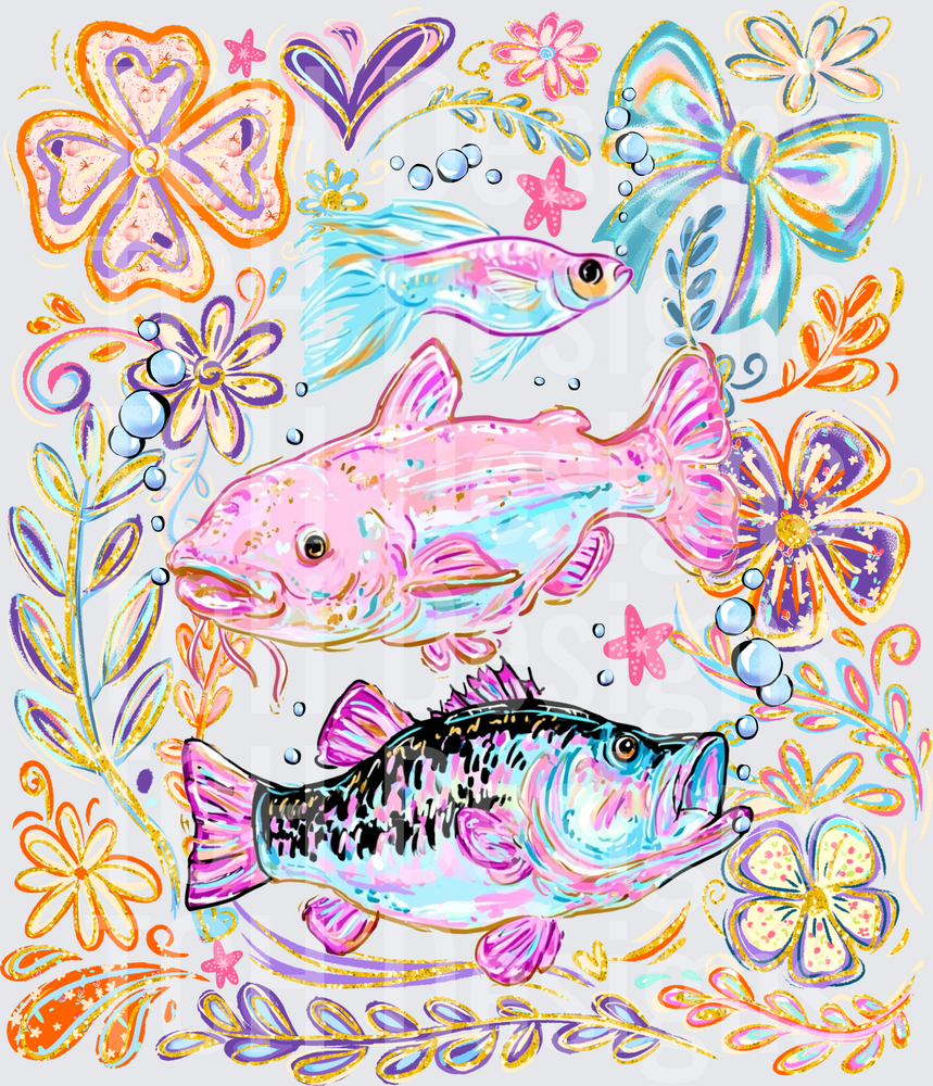 Bright Duo Fish Floral