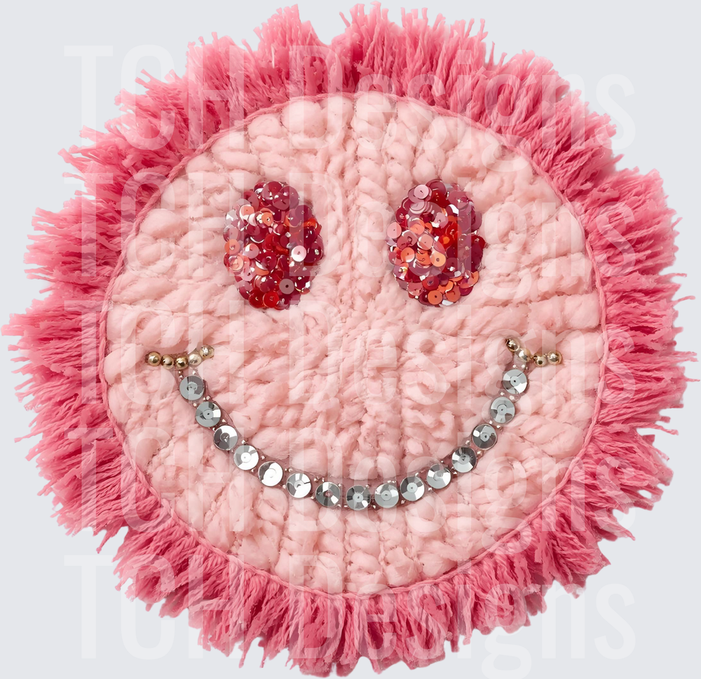 SMILEY FAUX YARN