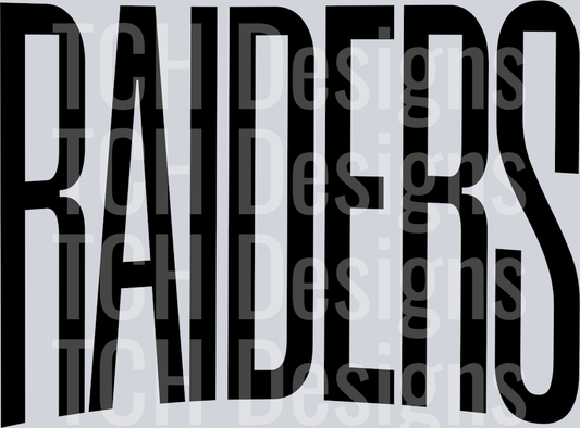 RAIDERS OVERSIZED BLACK