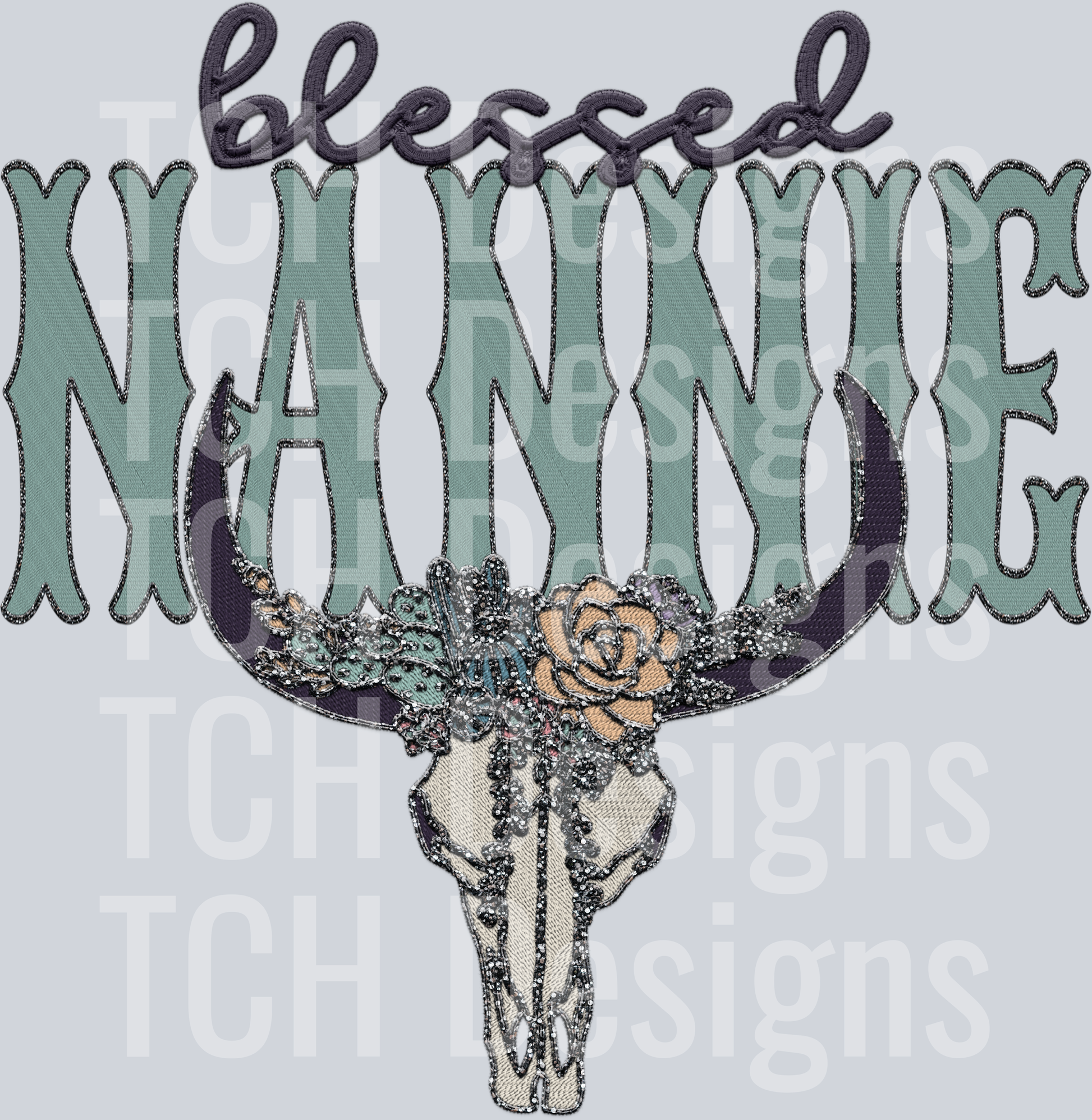 blessed blingy bull NANNIE HWDS