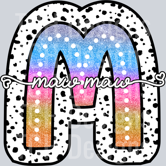 MAW MAW-TIE DYE DOTTIE NAMES