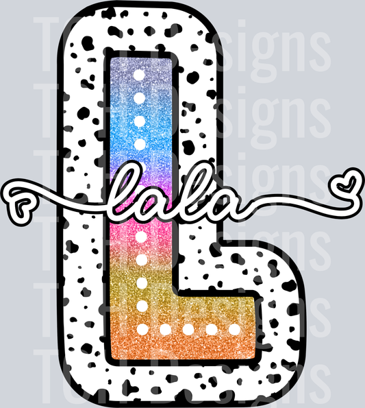 LALA-TIE DYE DOTTIE NAMES