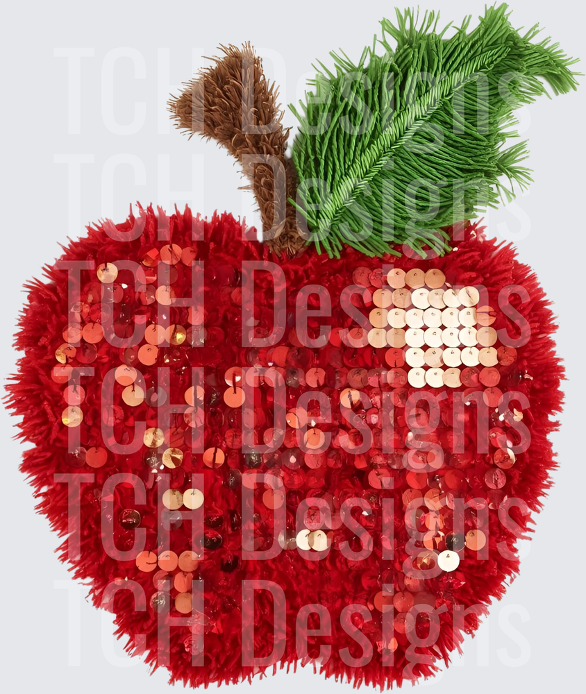 APPLE FAUX YARN SEQUINS