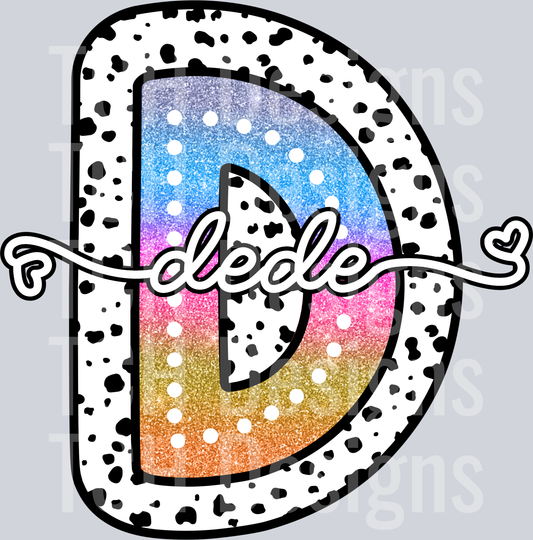DEDE-TIE DYE DOTTIE NAMES
