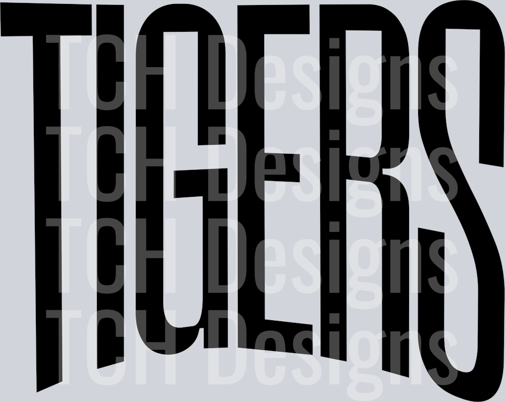 TIGERS OVERSIZED BLACK