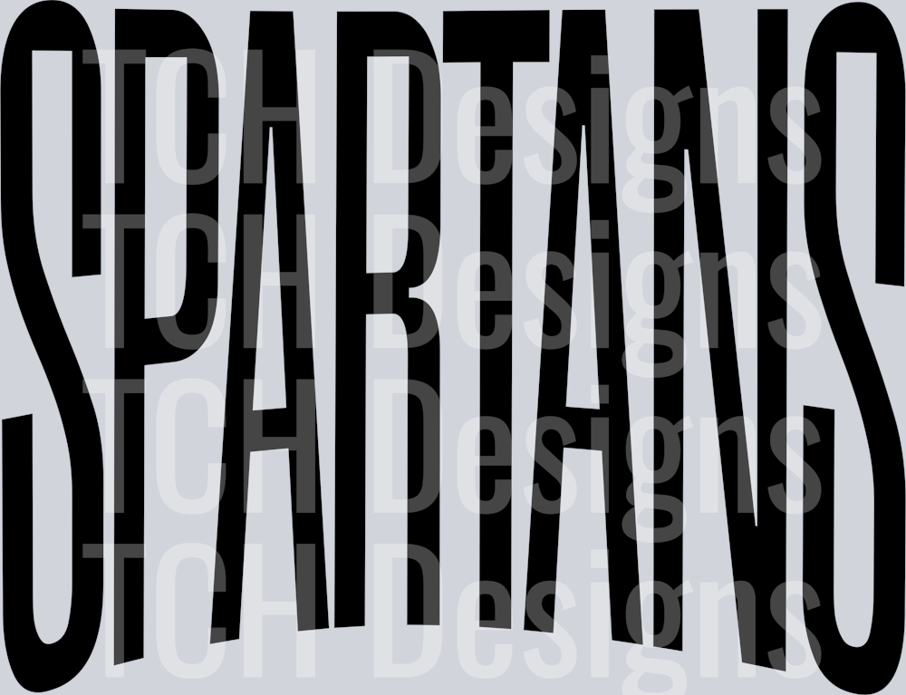 SPARTANS OVERSIZED BLACK