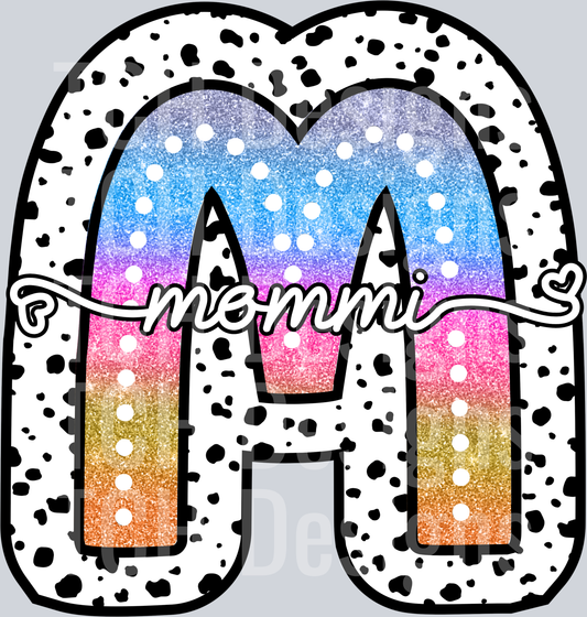 MOMMI-TIE DYE DOTTIE NAMES