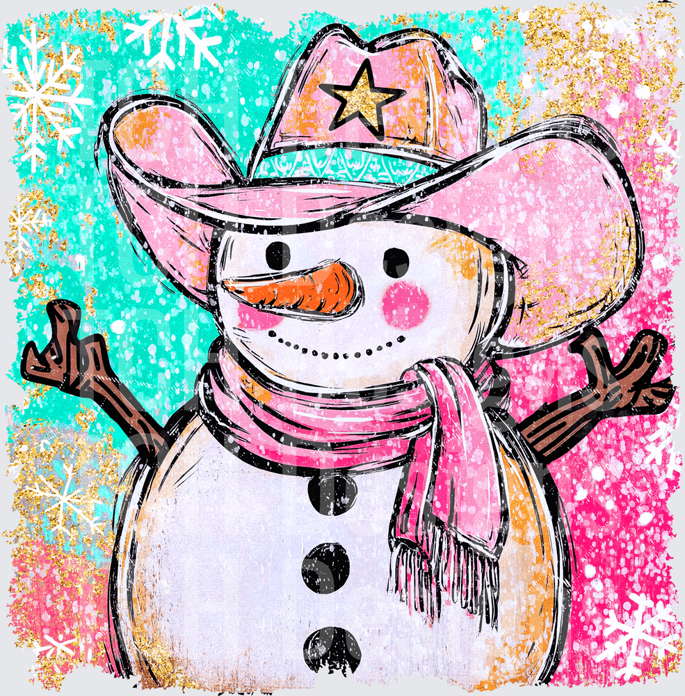 Snowman Colorful