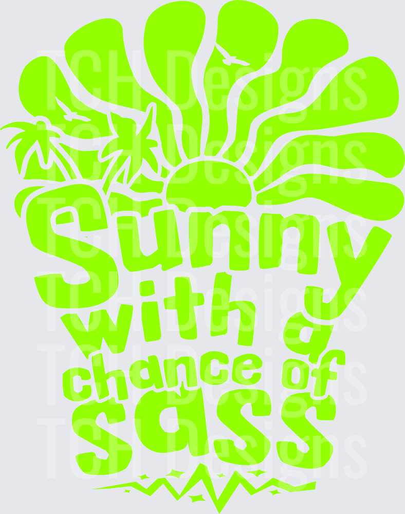 SUNNY WITH A CHANCE OF SASS