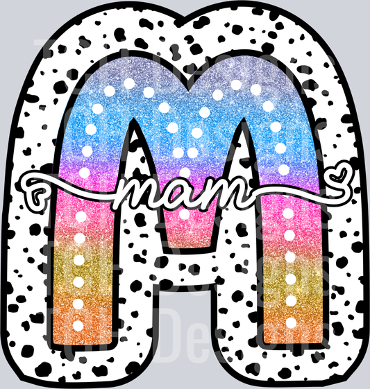 MAM-TIE DYE DOTTIE NAMES