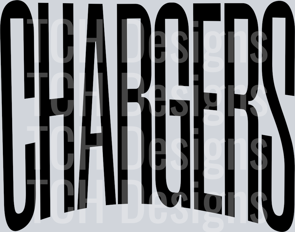 CHARGERS OVERSIZED BLACK