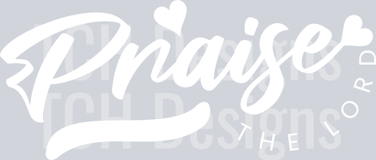 PRAISE THE LORD WHITE