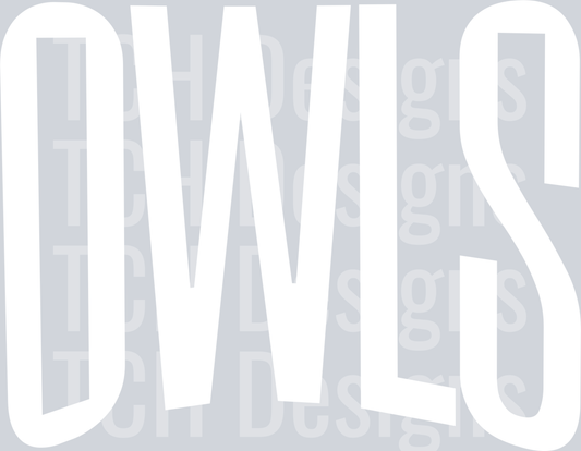 OWLS OVERSIZED WHITE