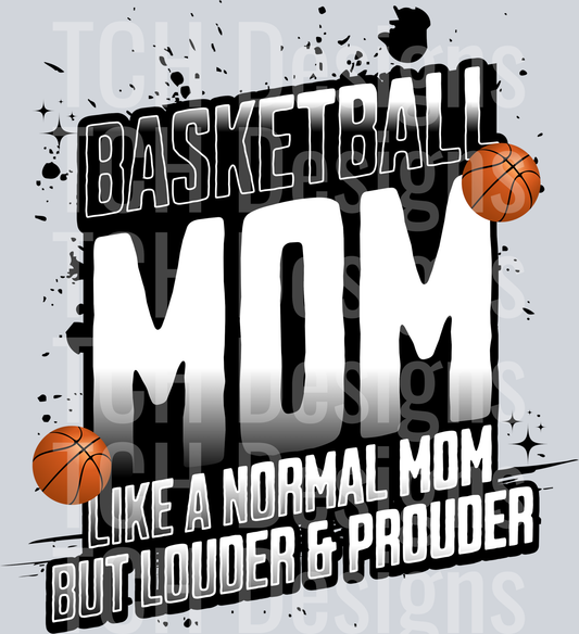 BASKETBALL MOM LIKE A NORMAL MOM
