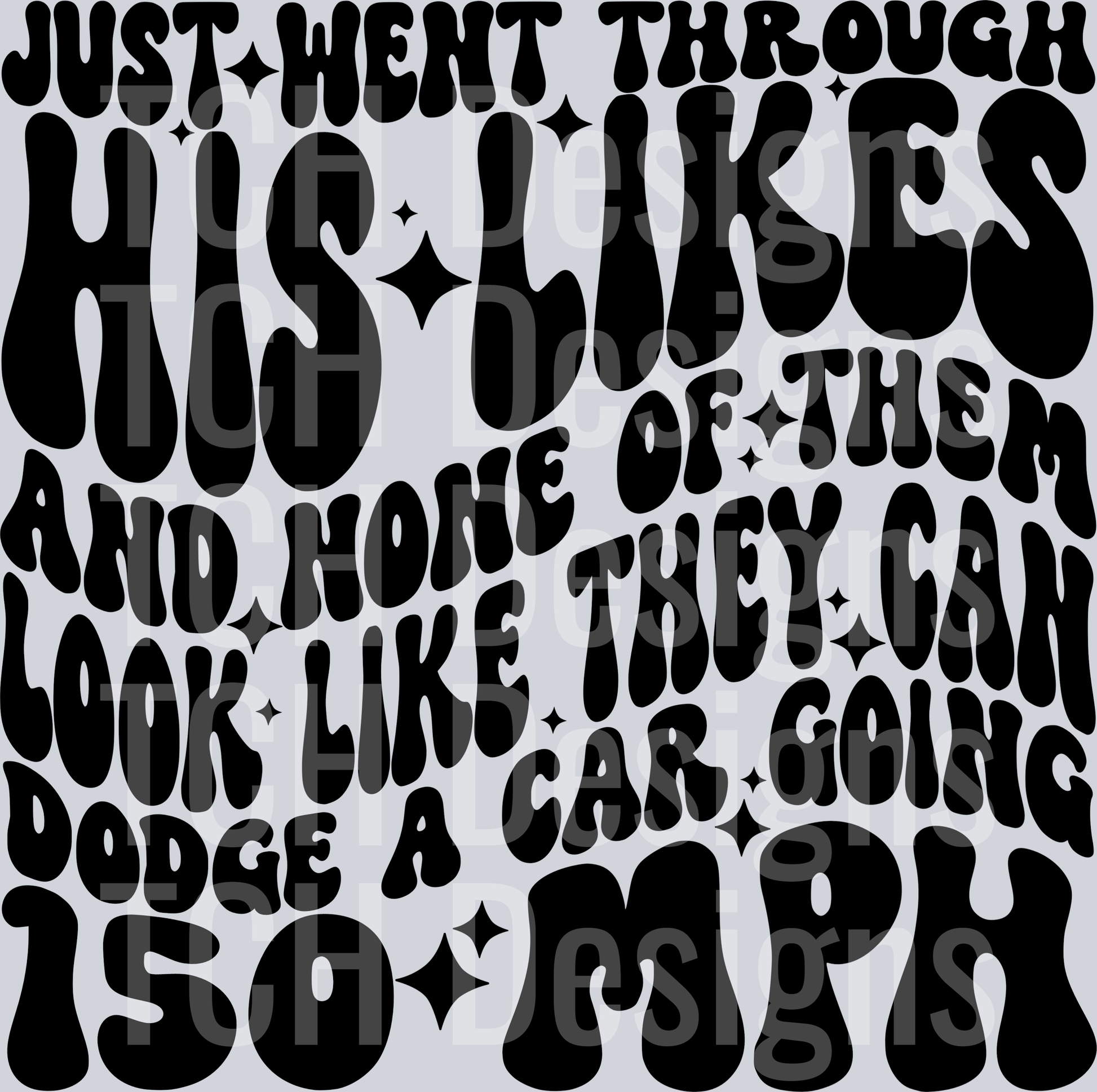 NONE OF THEM CAN DODGE A CAR HWDS