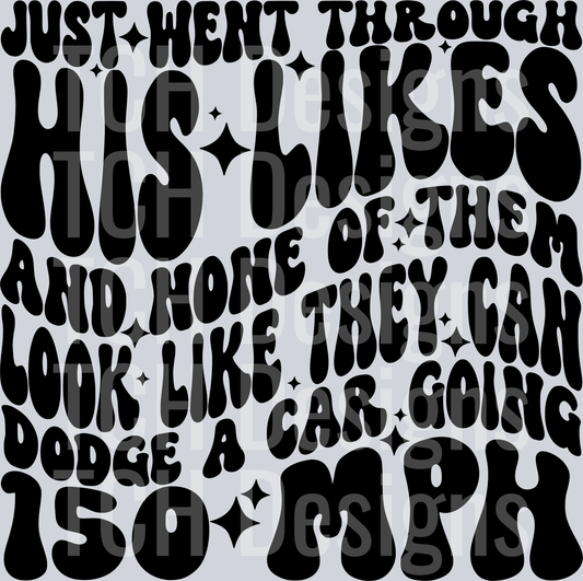 NONE OF THEM CAN DODGE A CAR HWDS