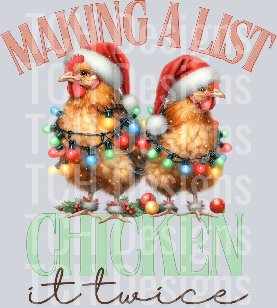 MAKING A LIST CHICKEN