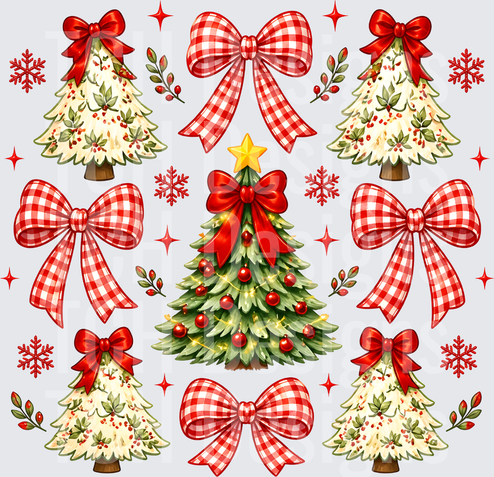 Christmas Tree and Bows