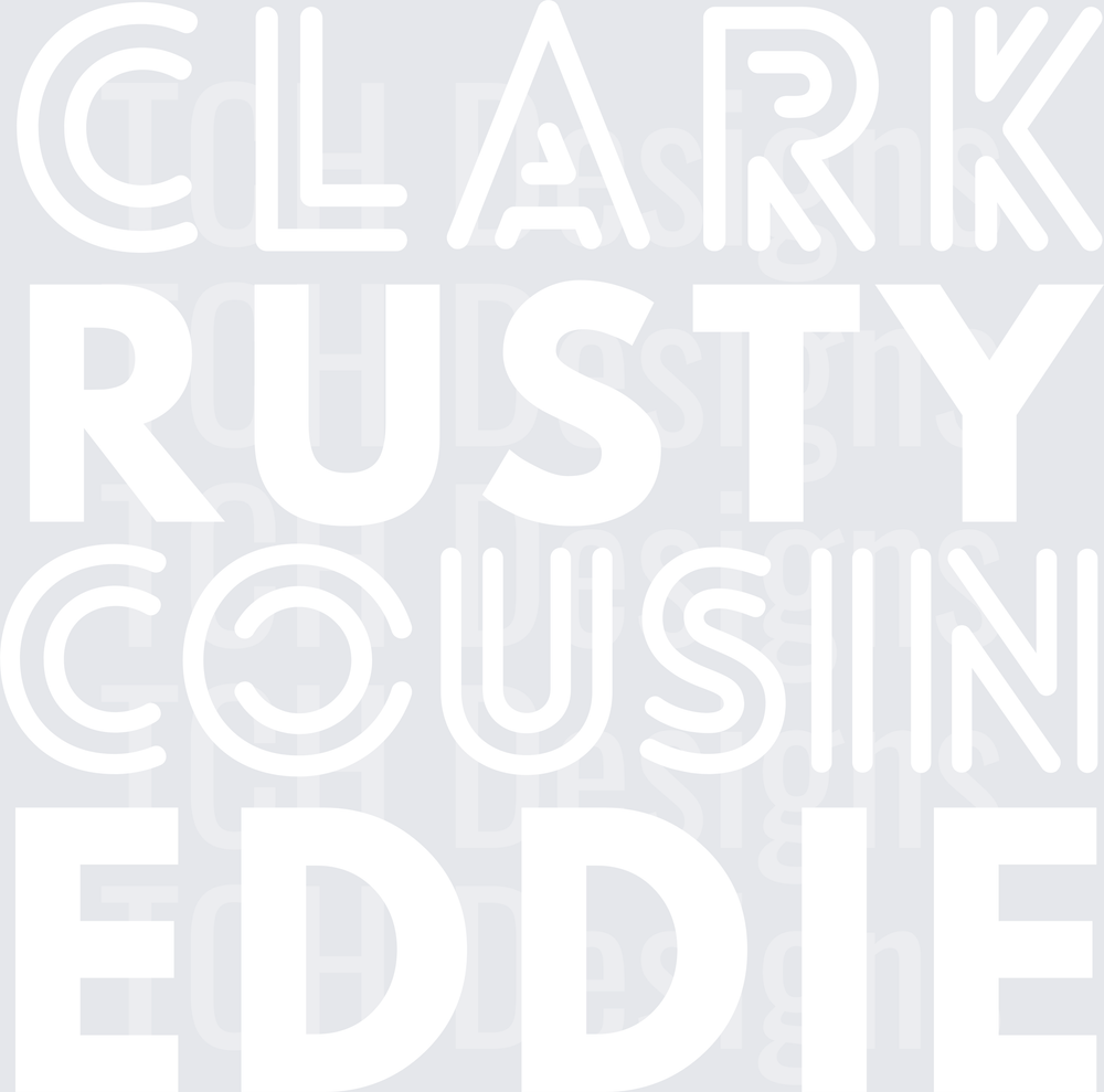CLARK RUSTY COUSIN EDDIE white