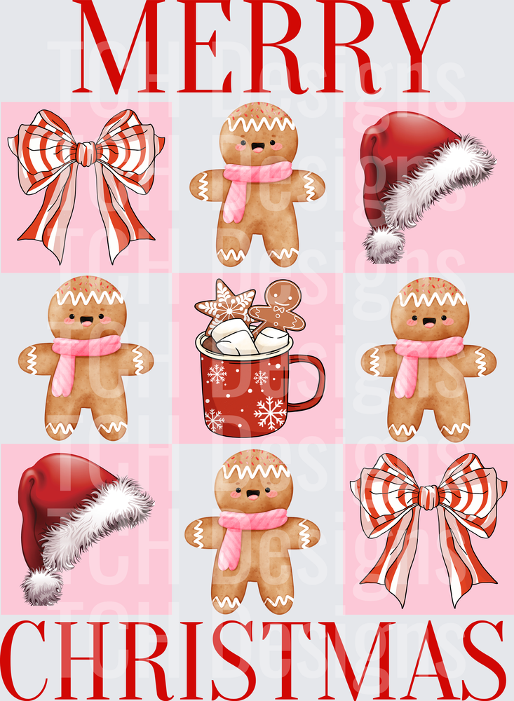 MERRY CHRISTMAS GINGERBREAD