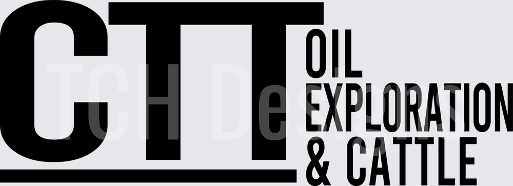 CTT Oil Exploration & Cattle Bold Logo Design