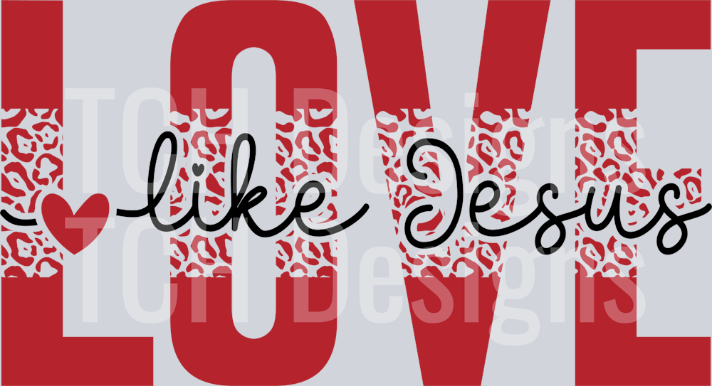 Love Like Jesus SVG-01