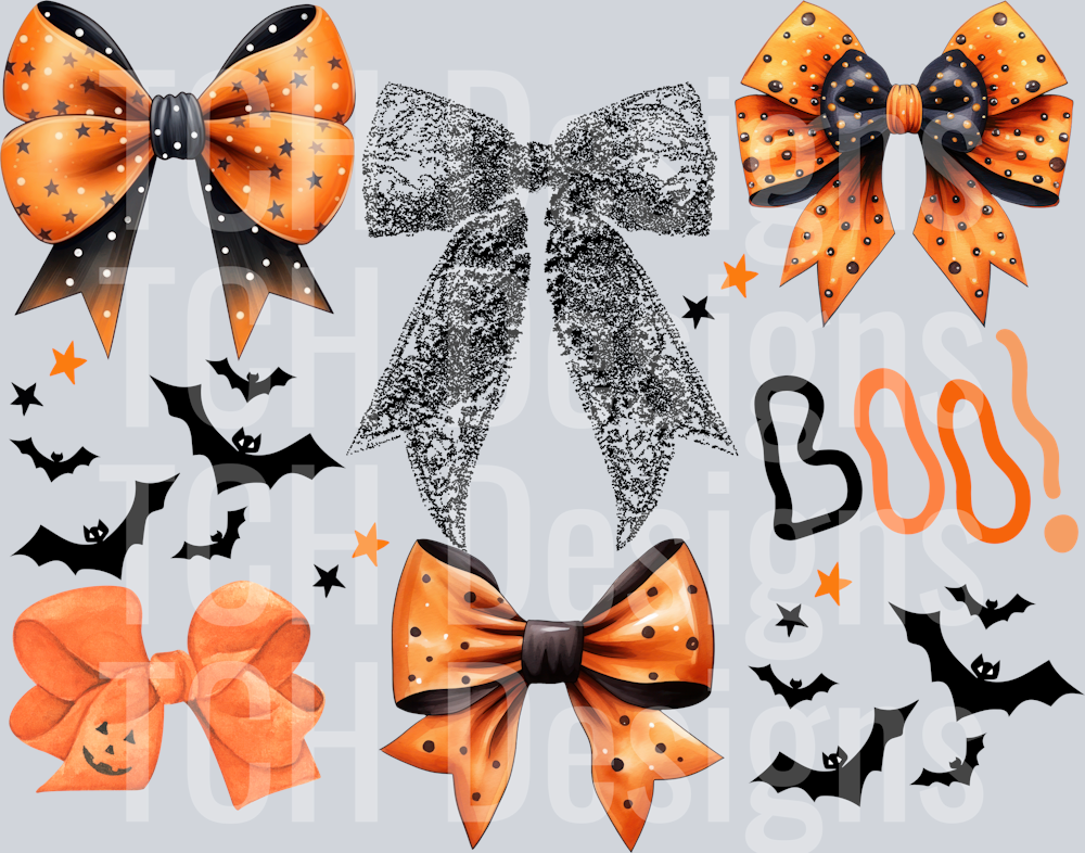 HALLOWEEN BOWS
