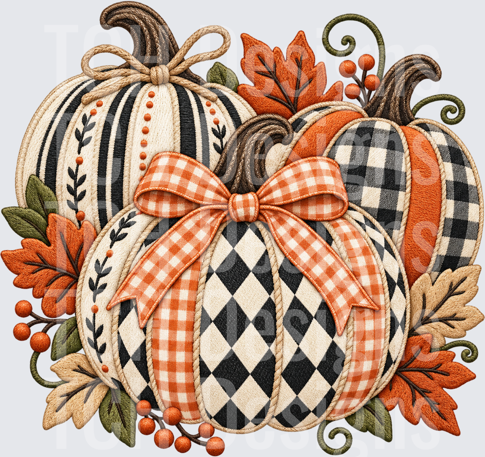 Checkered Pumpkins