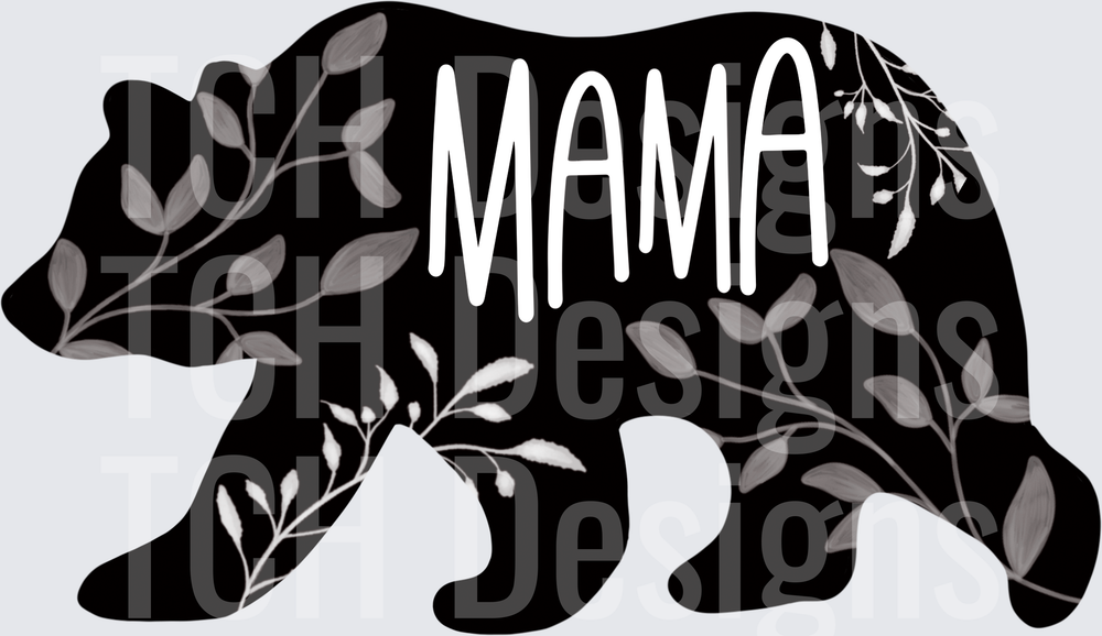 MAMA BEAR FLORAL