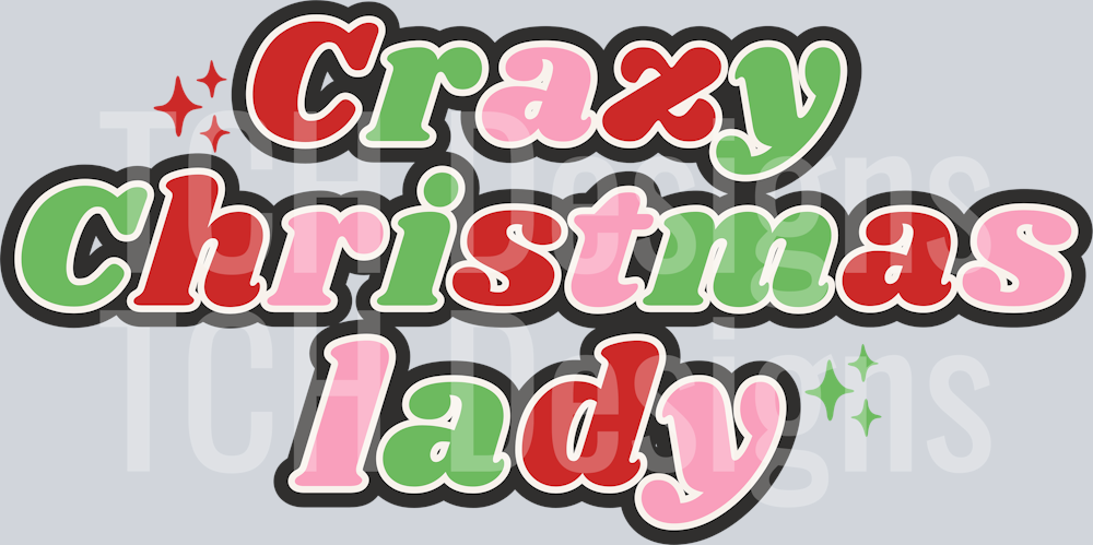 CRAZY CHRISTMAS LADY