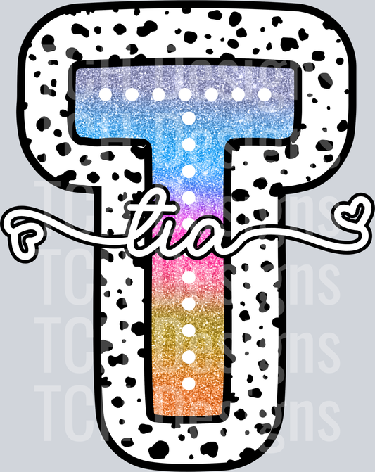 TIA-TIE DYE DOTTIE NAMES