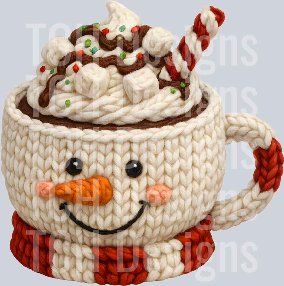 SNOWMAN HOT COCOA FAUX YARN (1)