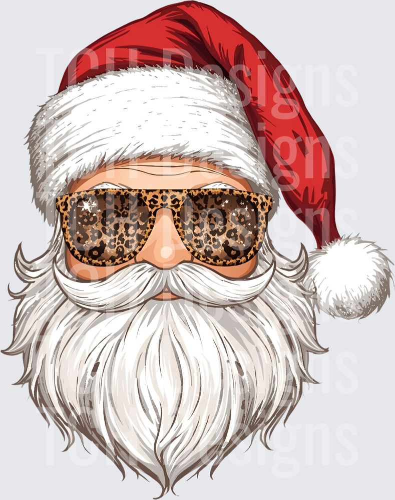 SANTA LEOPARD GLASSES