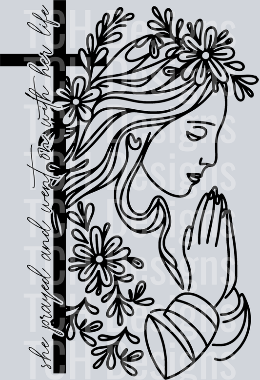 ShePrayedAndWentOnWithHerLife