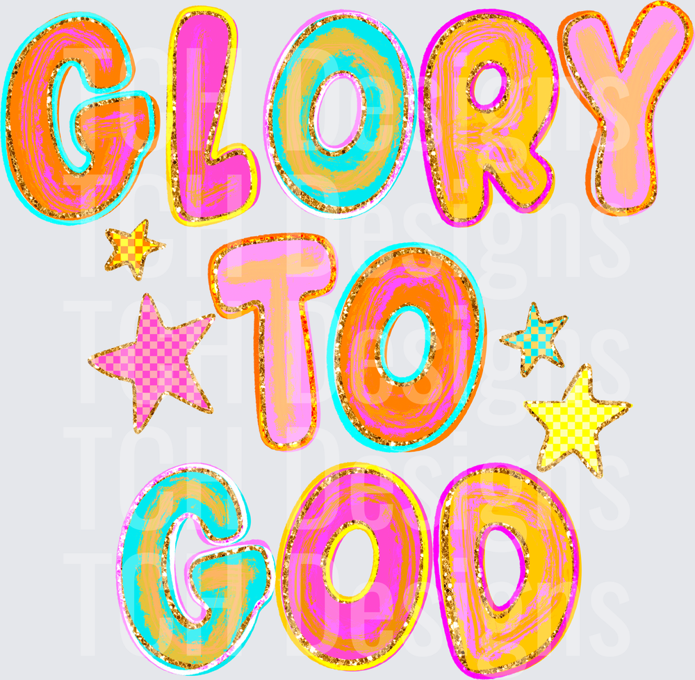 GLORY TO GOD COLORFUL