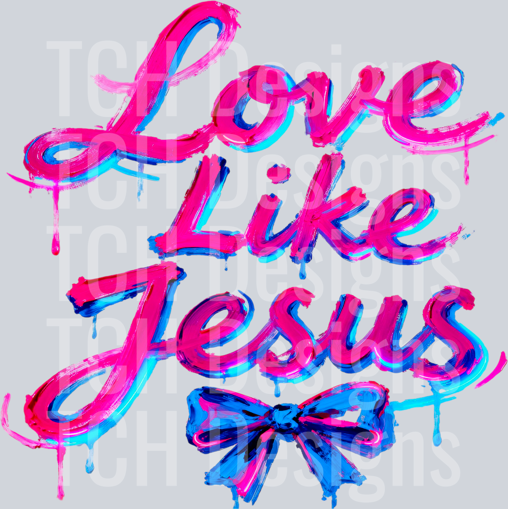 love like jesus faux paint hwds