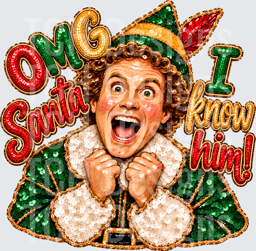 OMG SANTA I KNOW HIM