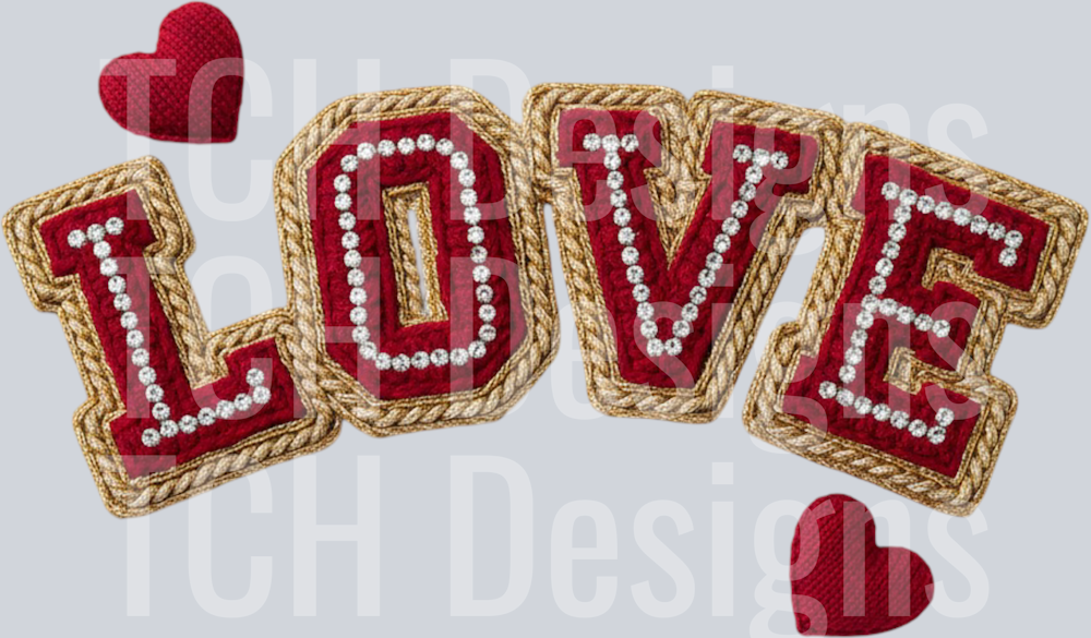 Faux Crochet Mama LOVE Yarn Png