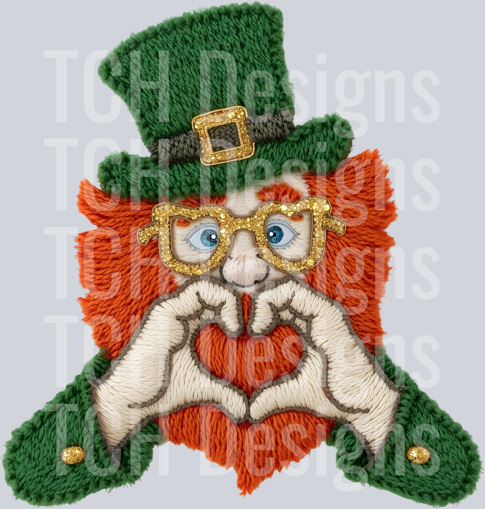 ST PATRICKS DAY LEPRECHAUN FAUX YARN
