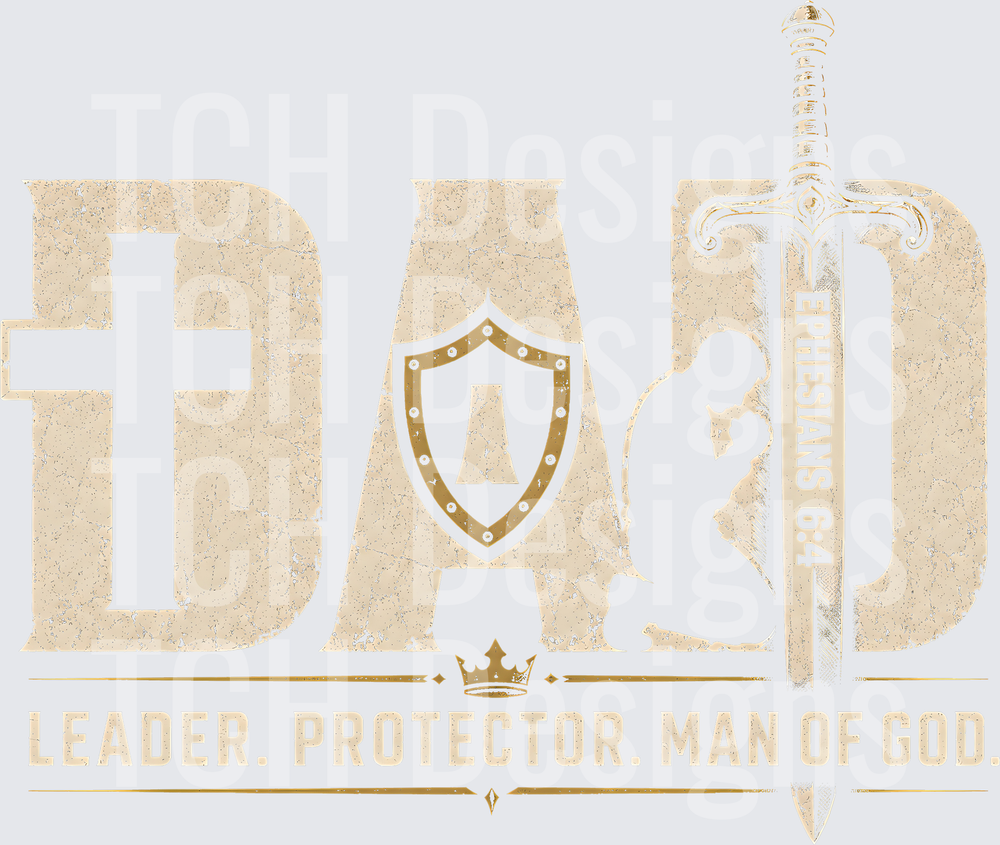 Dad Leader Protector Man of God PNG