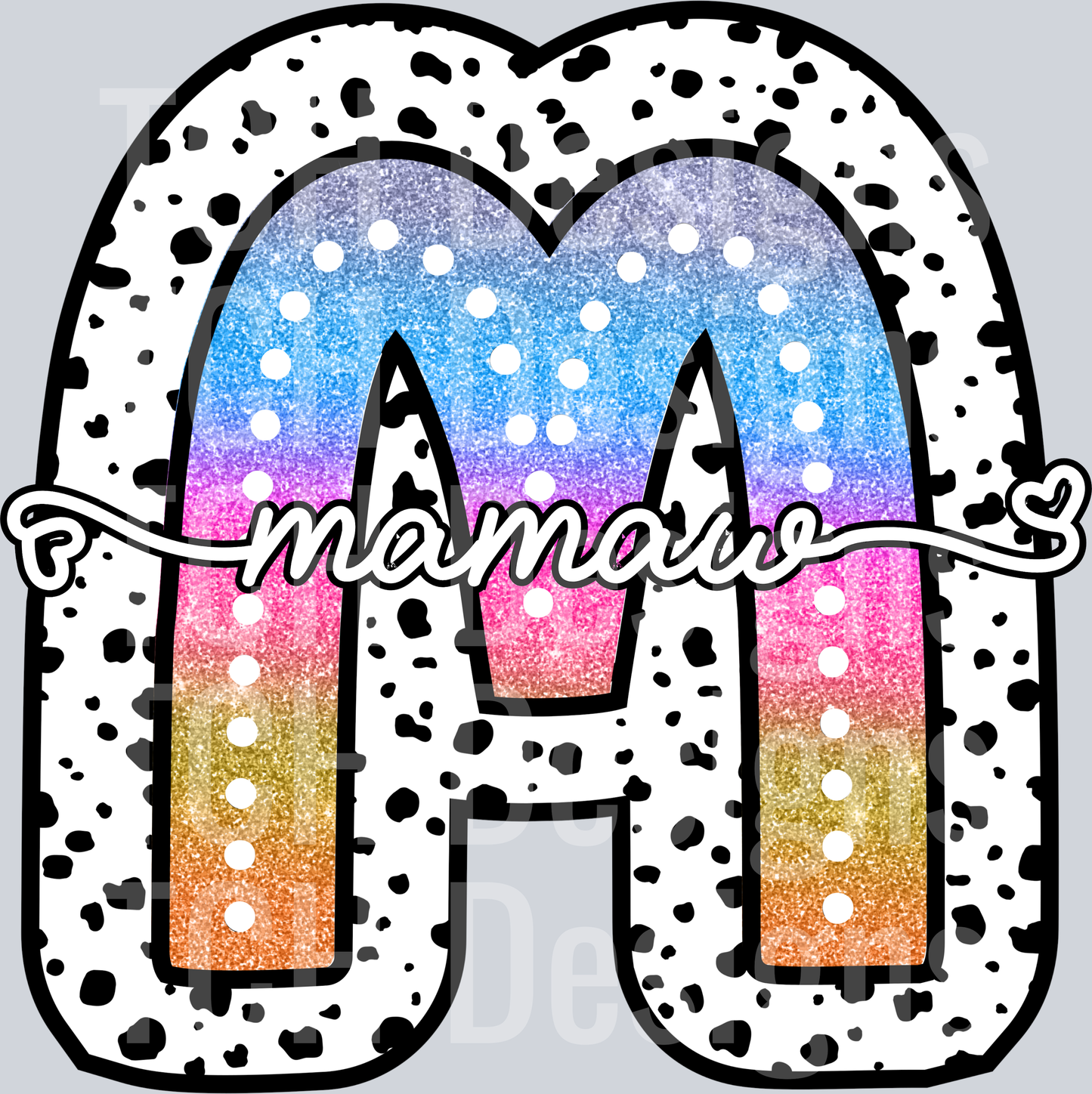 MAMAW-TIE DYE DOTTIE NAMES