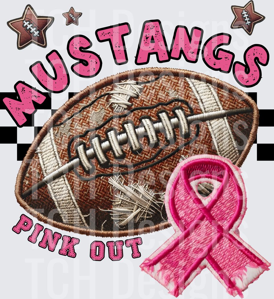 Pink out Mustangs