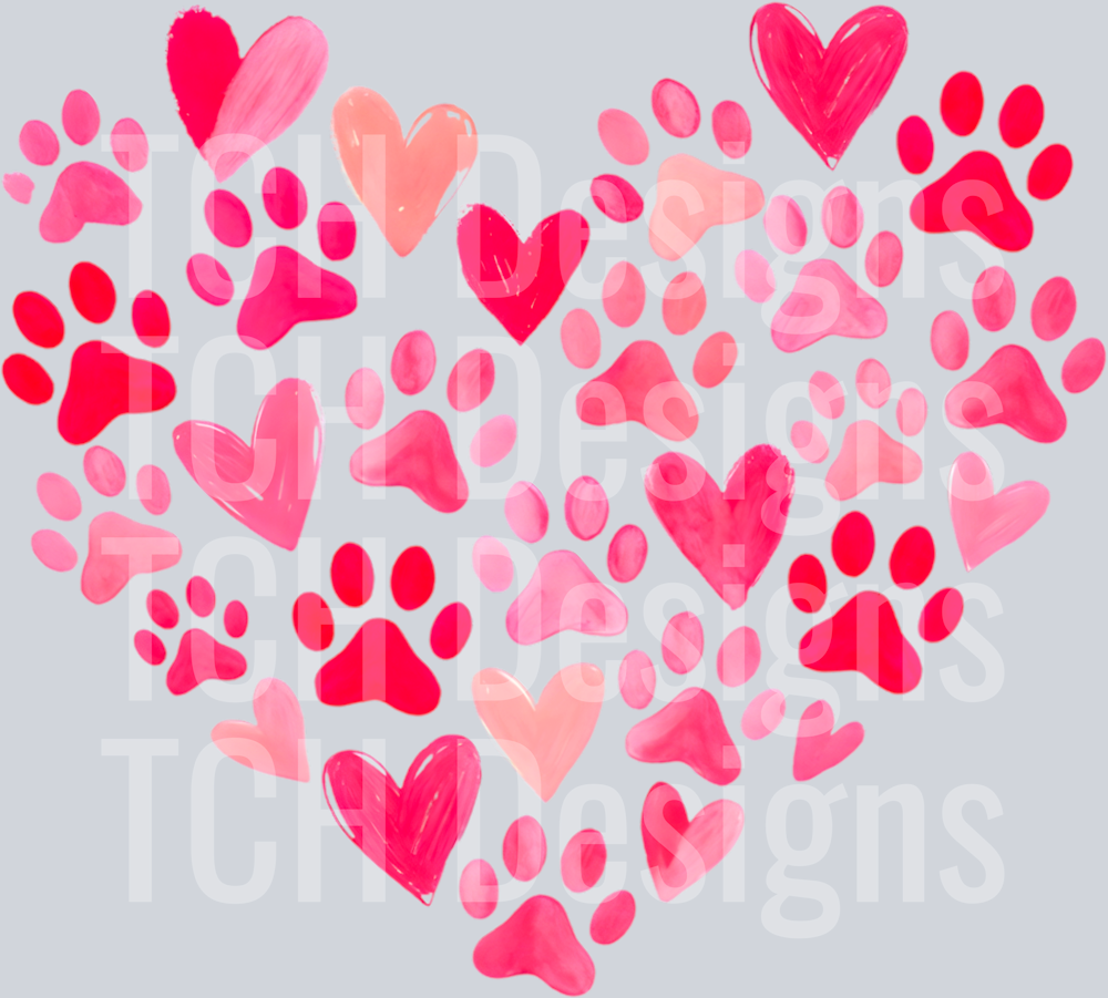 Dog Valentine Heart Dog Mom