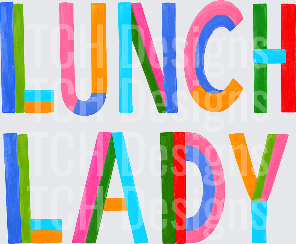 LUNCH LADY COLORBLOCK