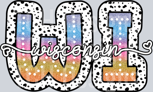 WISCONSIN-TIEDYE DOTTIE STATE